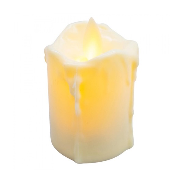 VELA DECORATIVA ELETRONICA PLASTICO 5X3,5CM R.01994