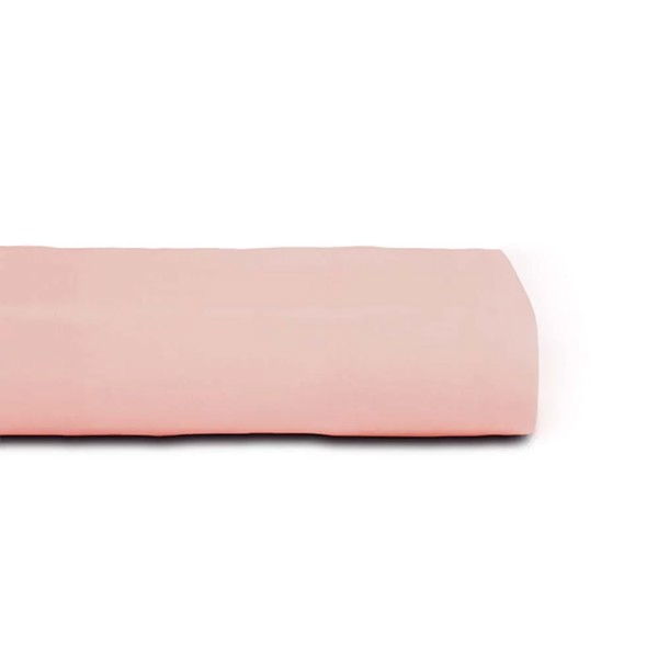 LENCOL COM ELASTICO QUEEN ALGODAO LUX 200F BASICA 1,58X1,98X38CM ROSA LILLE R.02186