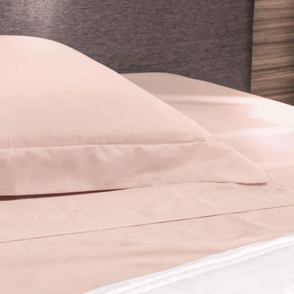 LENCOL COM ELASTICO KING ALGODAO LUX 200F BASICA 1,93X2,03X40CM ROSA LILLE R.02187