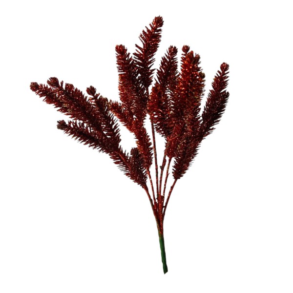 FLOR HASTE NATAL GRASS VERMELHO 31 CM FLORARTE R.02004