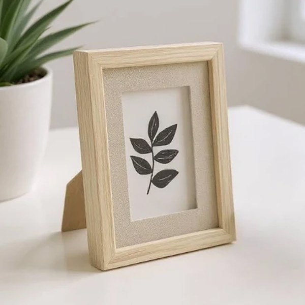 PORTA-RETRATO 10X15 EM MDF COM LINHO MART 14614 R.00035