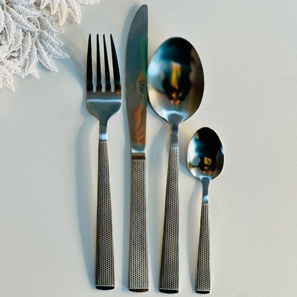 FAQUEIRO 16 PECAS DE ACO INOX SANTORINI R.01232