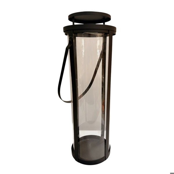 LANTERNA DECORATIVA EM METAL PRETO 58120-100 R.01202