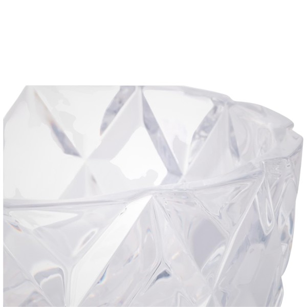 BOMBONIERE COMPOTEIRA CENTRO DE MESA BALEIRO PORTA BOMBONS POTICHE DE CRISTAL COM PE 18X18CM VIDRO YJ-7081-2 R.00433