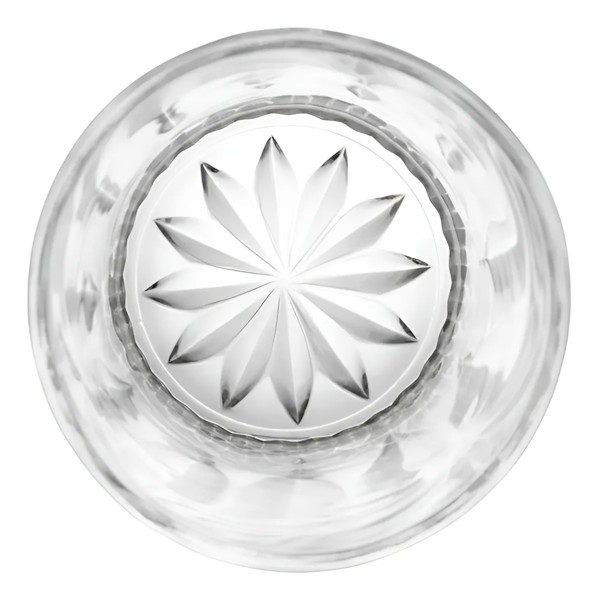 CONJUNTO JOGO 6 COPOS ALTO DE CRISTAL 360ML PALM TREE WOLFF 28147 R.00343