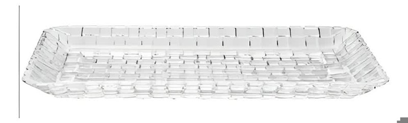 TRAVESSA BANDEJA PRATO DE VIDRO RETANGULAR SOFIA 25X13CM 16248 R.00843