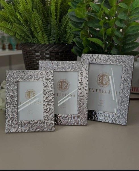 PORTA RETRATO 15X20CM EM MDF BORDA TEXTURA AMASSADA R.02293