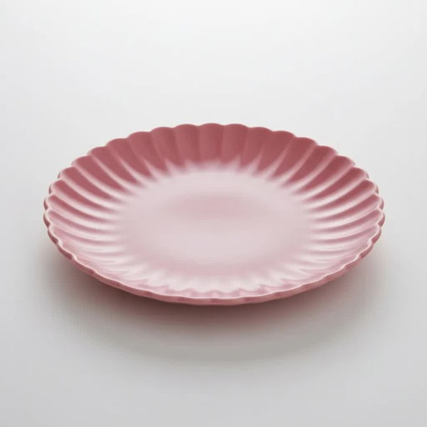 PRATO RASO PORCELANA PETALA VERMELHO MATT 25CM WOLFF R.00737