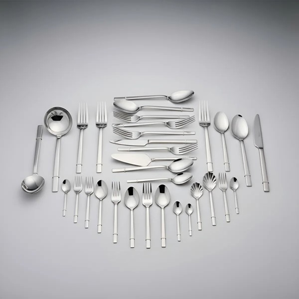 JOGO CONJUNTO APARELHO FAQUEIRO DE TALHERES 54 PECAS DE ACO INOX FIRENZE 71915 R.00419