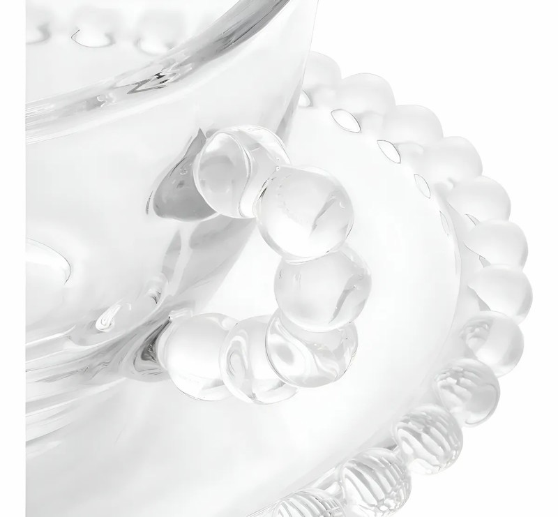 JOGO CONJUNTO 4 XICARAS CHA COM PIRES WOLFF CRISTAL 180ML 27900 TRANSPARENTE ELEGANTE PARA SERVIR CHA OU INFUSAO DECORACAO DE MESA REQUINTADA R.00984