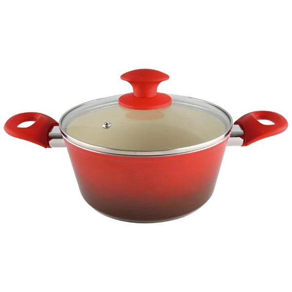 CACAROLA PANELA VERMELHA CERAMIC 22CM 4,5MM CLASS 1092 R.00003