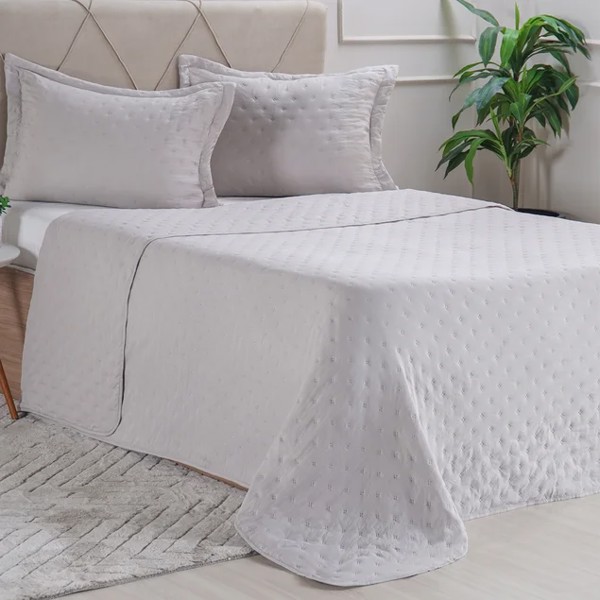 KIT COLCHA COBRE LEITO MIRAGGIO KING 2,60X2,80M CAHSMERE R.01949