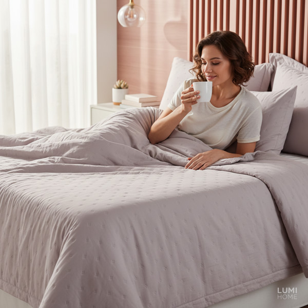 KIT COLCHA COBRE LEITO MIRAGGIO KING 2,60X2,80M CAHSMERE R.01949