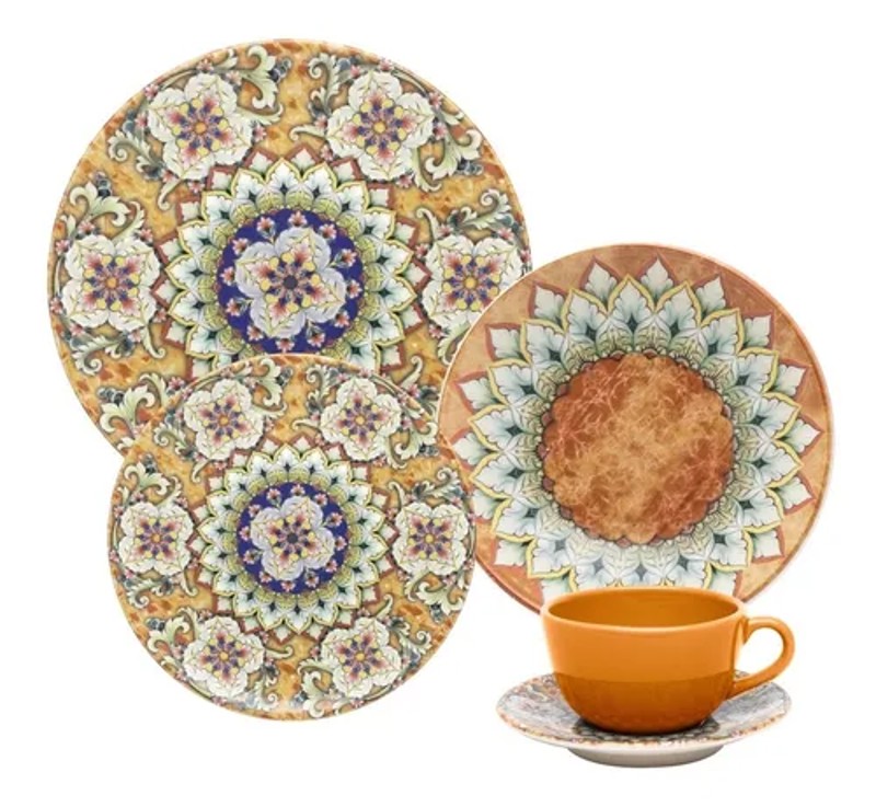 APARELHO DE JANTAR CASTELLO 20 PECAS OXFORD R.02612