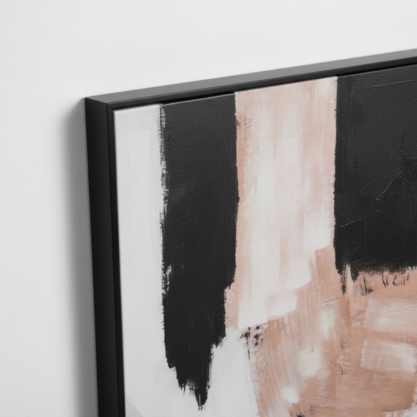 QUADRO DECORATIVO 80X80X3,8CM CANVAS TOQUE DE PINTURA C/MOLDURA FLORARTE 46608001 R.00665