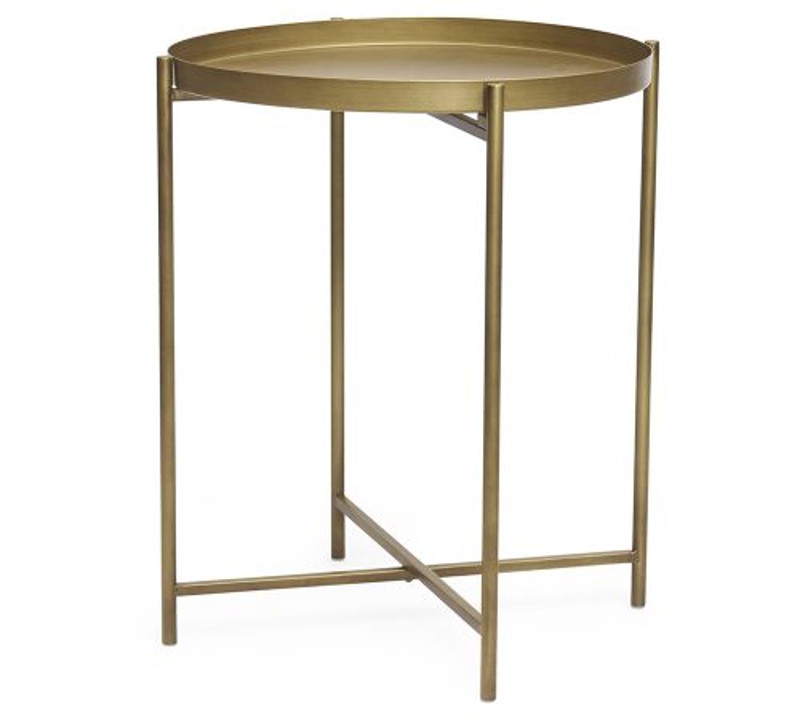 MESA EM METAL DOURADA ENCAIXE MART R.02938