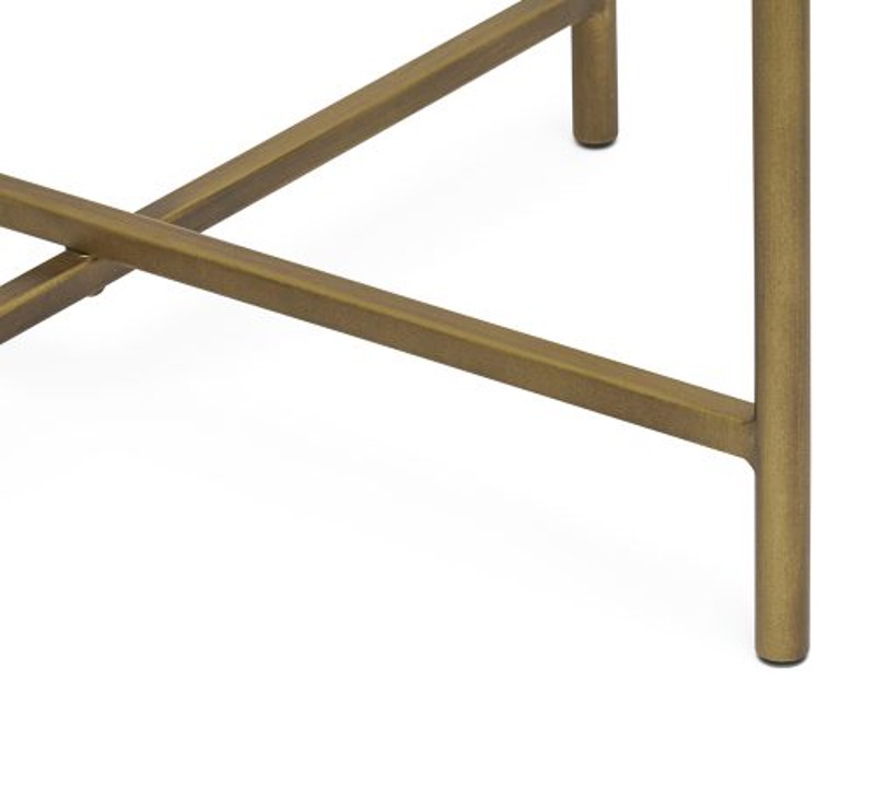 MESA EM METAL DOURADA COM ENCAIXE MART R.02937