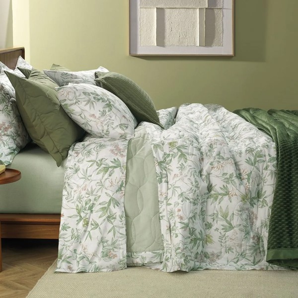 JOGO DE CAMA QUEEN 160 FIOS NAILA 240X240CM KARSTEN R.03041