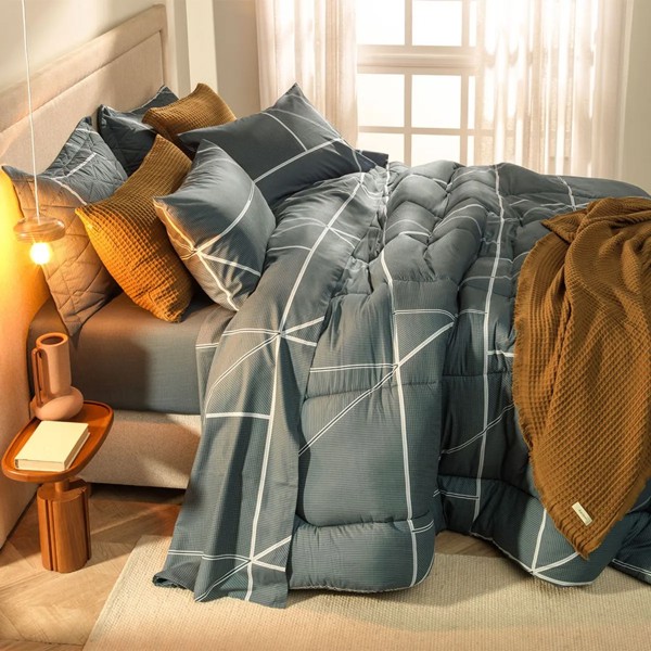JOGO DE CAMA CASAL ARTHUR 138X188CM KARSTEN R.03042