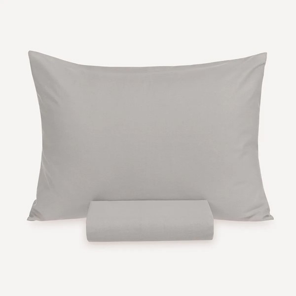 JOGO DE CAMA CASAL MATIZA PRATA 138X188CM KARSTEN R.03040
