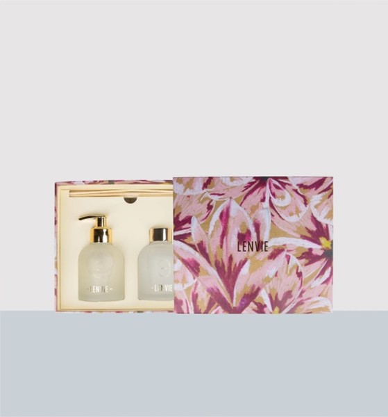 KIT DIFUSOR DE PERFUMES E SABONETE LIQUIDO MAGNOLIA PACIFICA 150ML R.01522
