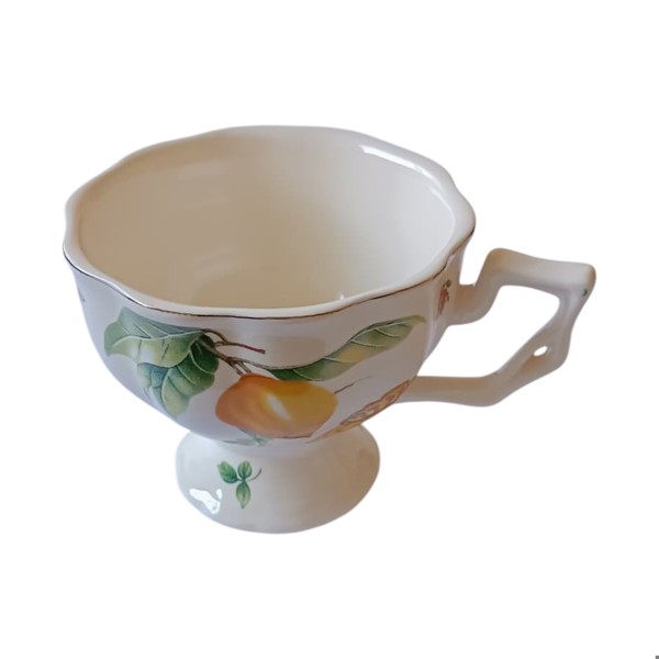 CONJUNTO COM SEIS XICARAS E SEIS PIRES DE CHA LIMAO SICILIANO R.03119
