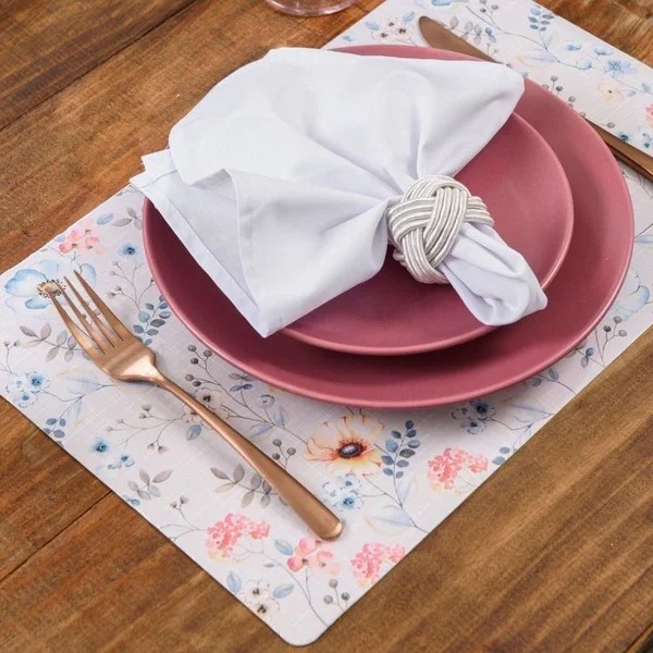 GUARDANAPO 45X45CM LISO BRANCO 4545WH R.00188