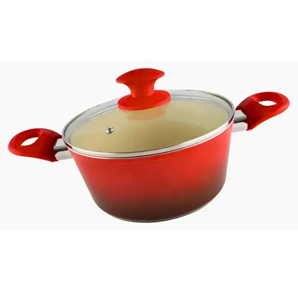PANELA CACAROLA CERAMICA 24CM ESPESSA 4,5MM CABO SOFT TOUCH R.00002