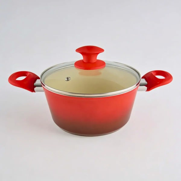 PANELA CACAROLA CERAMICA 24CM ESPESSA 4,5MM CABO SOFT TOUCH R.00002