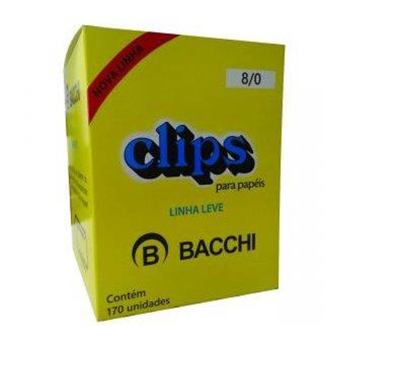 CLIPS 8/0 GALVANIZADO C/170 LINHA LEVE CLIP05