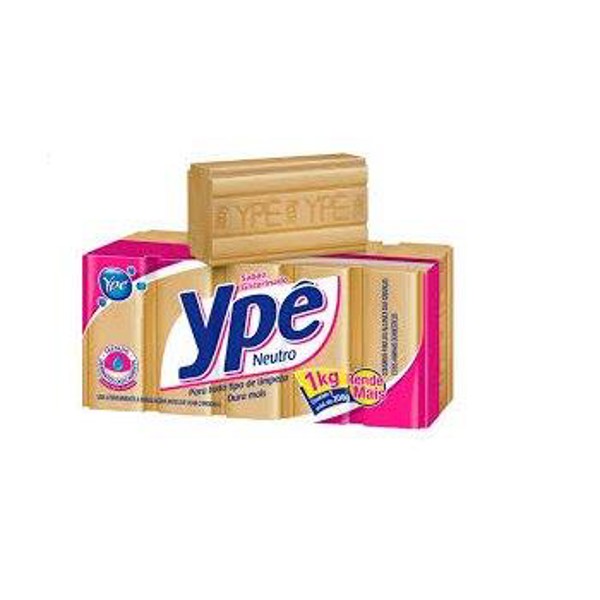 SABAO EM BARRA YPE NEUTRO 5 UNIDADES COM 200G SABAO0302