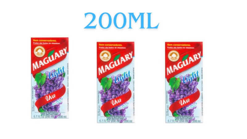 SUCO 200ML SABOR UVA LIGHT SUCO0103 CAIXA