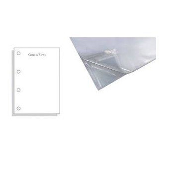 ENVELOPES PLASTICOS OFICIO 4 FUROS  0,15MM 0154F ENVE0314