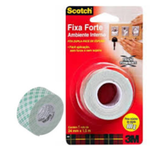 FT ADESIVA DF 24MMX1,5M ESPUMA FITA010506