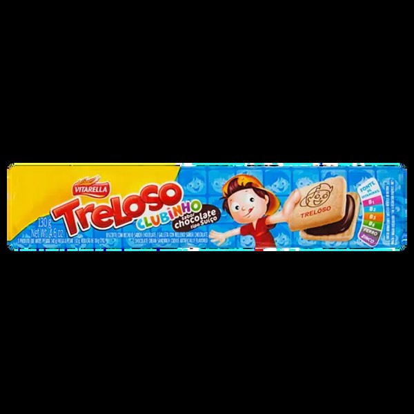 BISC RECH TRELOSO CLUBINHO CHOCOLATE 130G