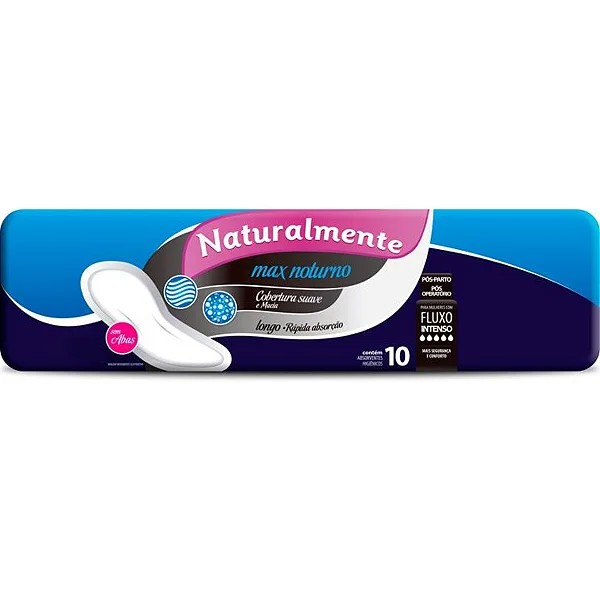 ABS NATURALMENTE S/ABAS MAX NOTURN 10UN
