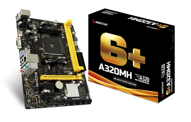 Placa Mae Biostar A320MH, Chipset A320, AMD AM4, mATX, DDR4