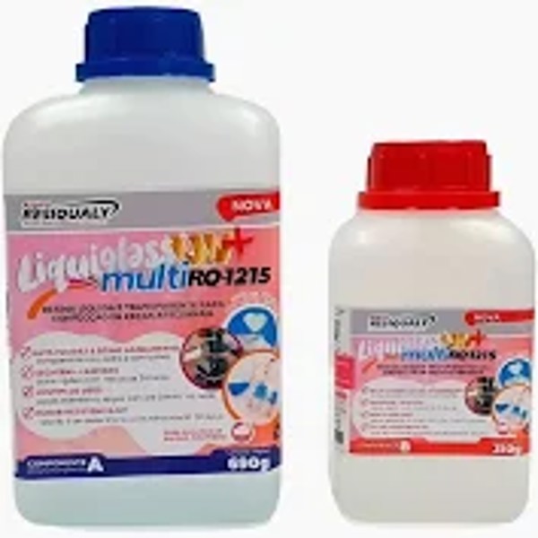 Kit Resina Liquiglass Composto A e B - 1000g