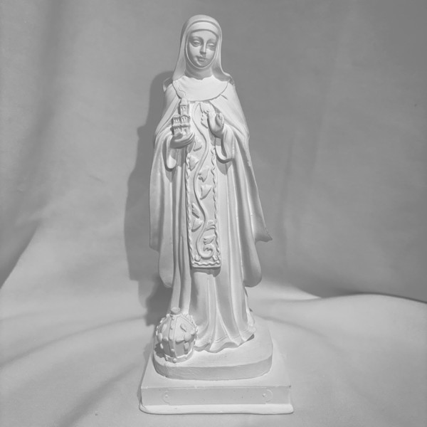 Imagem em Gesso - Santa Efigênia - 20cm