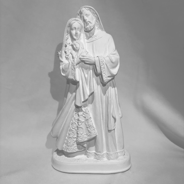 Imagem em Gesso - Sagrada Família Romana - 21cm
