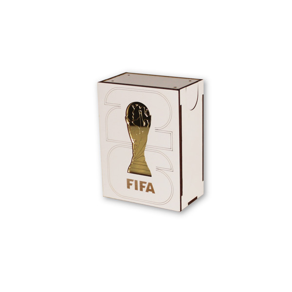 Caixa em MDF - Estojo para Figurinhas da Copa 2026