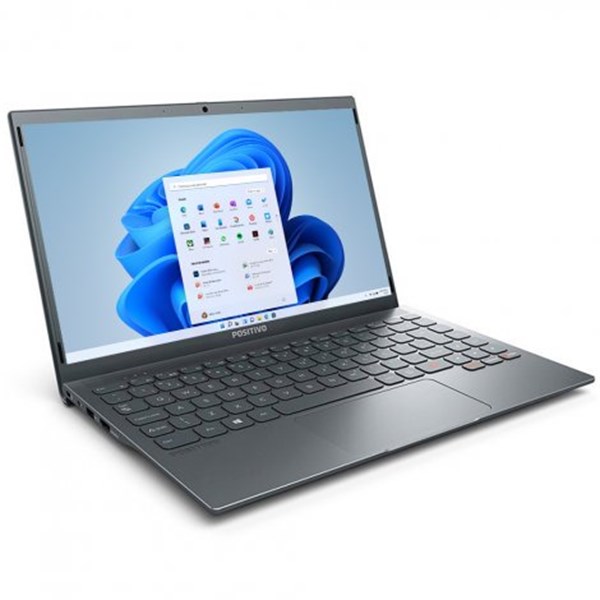 Notebook Positivo Motion Gray - Intel® Celeron™  (1.10 GHz, 2 núcleos, 4 MB Cache,   Intel® Turbo Boost até 2.80 GHz) Windows 11 Home A Positivo recomenda o Windows 11 Pro para empresas Tela 14" LED H ...