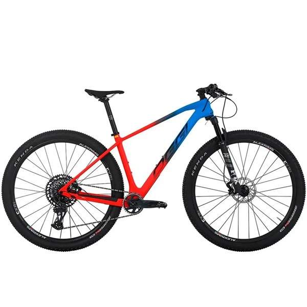 BICICLETA 29 OGGI AGILE PRO TEAM CARBON GX EAGLE 12V (SHOWROOM) - PRETO/CINZA - (L - 19) VERMELHO/AZUL