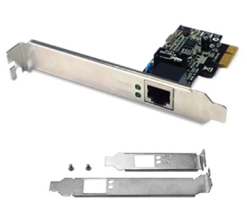 PLACA DE REDE PCI-EXPRESS 10/100/1000 COM LOW PROFILE HEDMAX