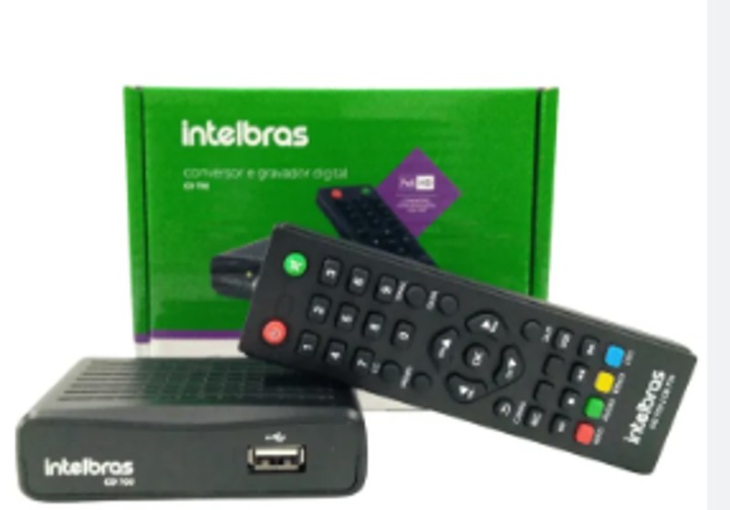 CONVERSOR DIGITAL TV INTELBRAS CD700 TV COM GRAVADOR