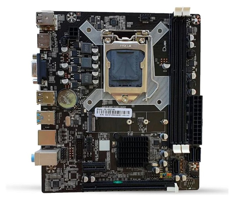 PLACA MAE - 04 GERACAO 1150 - DUEX LGA 1150 DDR3 DX H81GM2