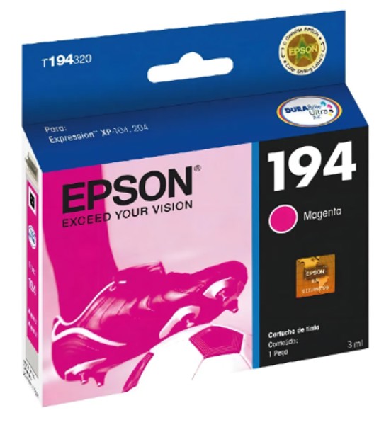 CARTUCHO EPSON T194320 MAGENTA P/XP104/XP204