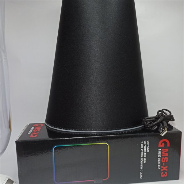 MOUSE PAD COM BORDA DE LED RGB 7 CORES 25 X 35 CM CABO 1.8M GMS-X3