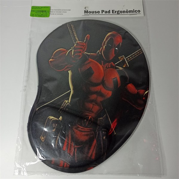 MOUSE PAD C/APOIO DE PUNHO ESTAMPAS DIVERSAS