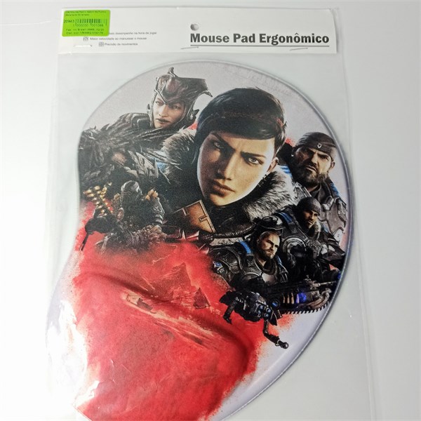 MOUSE PAD C/APOIO DE PUNHO ESTAMPAS DIVERSAS